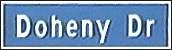 Doheny Dr. sign