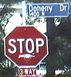 Doheny bend (sign)