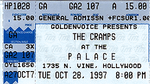 Cramps ticket