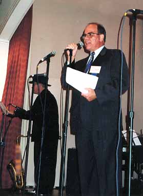 Emcee Ray Baxter