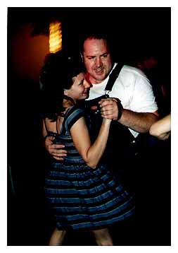 Russell Scott cuts a rug!